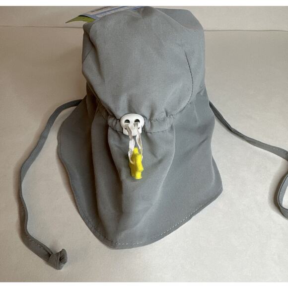 Green Sprouts I Play Sun Protection UPF 50+ Hat Solid Gray Size 0-6 Months NWT - Picture 4 of 6
